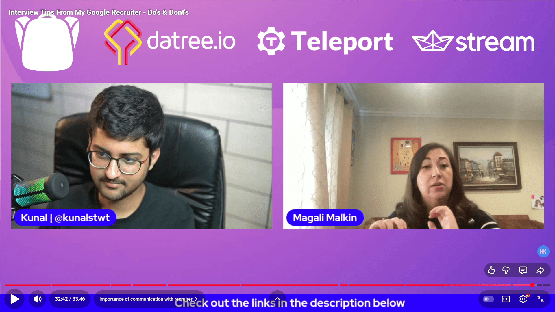 Interview Tips from Google Recruiter: Insights from Kunal Kushwaha’s Conversation with Magali Malkin